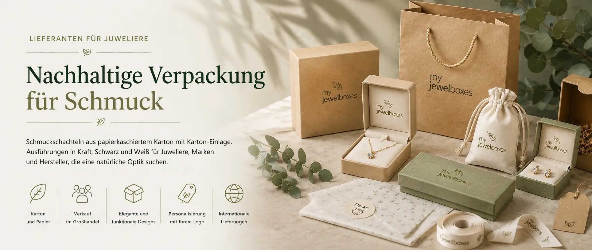 Schmuckschachteln aus papierkaschiertem Karton MyJewelBoxes